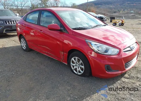 2014 Hyundai Accent Gls from USA, damaged, VIN KMHCT4AE8EU610102
